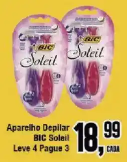 Redeconomia Aparelho Depilar BIC Soleil oferta