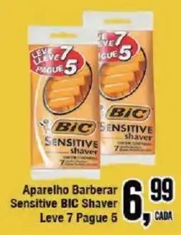 Redeconomia Aparelho Barberar Sensitive BIC Shaver oferta
