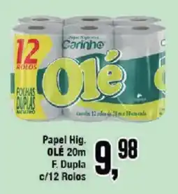 Redeconomia Papel Hig. Olé 20m F. Dupla oferta