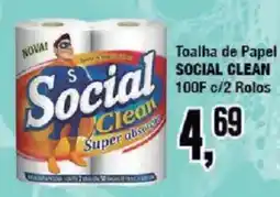 Redeconomia Toalha de papel social clean oferta