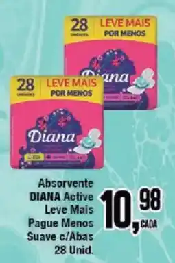 Redeconomia Absorvente diana active oferta