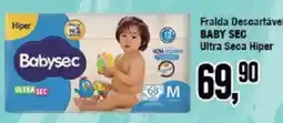 Redeconomia Fralda Desoartável Baby Sec Ultra Seca Hiper oferta