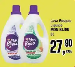Redeconomia Lava Roupas Liquido Mon Bijou oferta