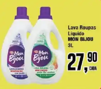 Redeconomia Lava Roupas Liquido Mon Bijou oferta