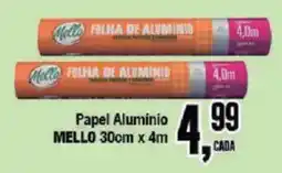 Redeconomia Papel alumínio mello oferta