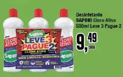 Redeconomia Desinfetante saponi cloro ativo oferta