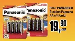 Redeconomia Pilha panasonic alcalina pequena aa oferta
