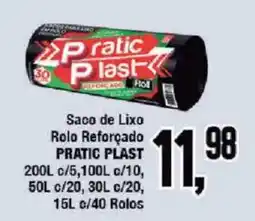 Redeconomia Saco de lixo rolo reforçado pratic plast oferta