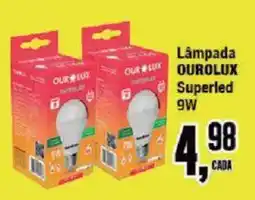 Redeconomia Lâmpada ourolux superled 9w oferta