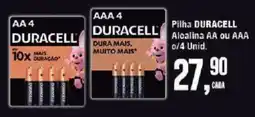 Redeconomia Pilha duracell alcalina aa ou aaa oferta