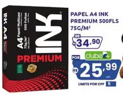 Rede Compras papel a4 ink premium oferta