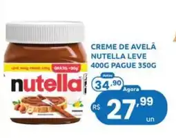 Rede Compras creme de avelã nutella leve oferta