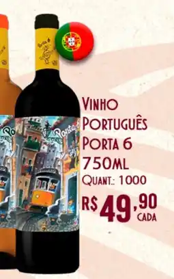 Giassi Supermercados Vinho português porta 6 oferta
