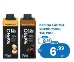 Rede Compras bebida láctea yopro 250ml 15g pro oferta