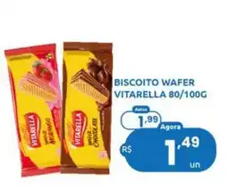 Rede Compras Biscoito wafer vitarella 80/100g oferta