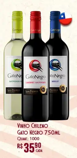 Giassi Supermercados vinho chileno gato negro oferta