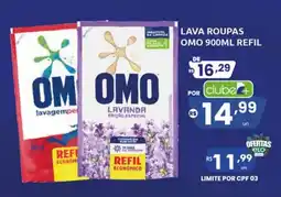 Rede Compras lava roupas omo 900ml refil oferta