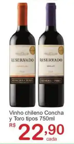 Giga Atacado Vinho chileno Concha y Toro tipos oferta