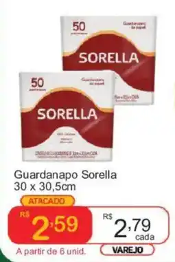 Giga Atacado Guardanapo Sorella oferta