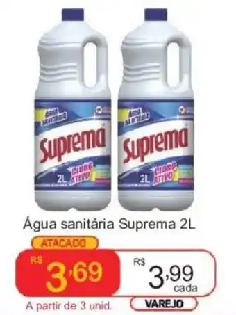 Giga Atacado Água sanitária suprema oferta