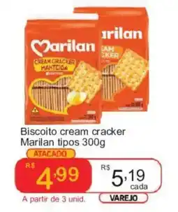 Giga Atacado Biscoito cream cracker Marilan tipos oferta