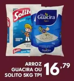 Rede Plus Supermercados Arroz guacira ou solito 5kg tp1 oferta