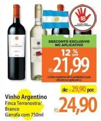 Vinho Argentino Finca Terranostra/ Branco