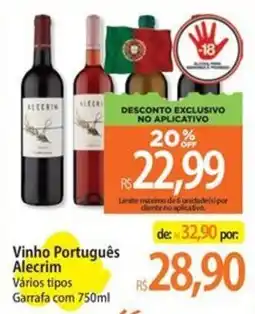 Atacadão Vinho Português Alecrim Vários tipos oferta