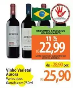 Atacadão Vinho Varietal Aurora Vários tipos oferta