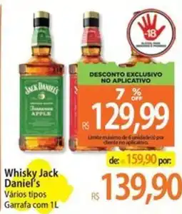 Atacadão Whisky Jack Daniel's Vários tipos oferta