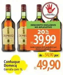 Atacadão Conhaque Domecq Garrafa com 1L oferta
