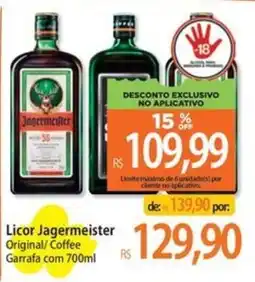 Atacadão Licor Jagermeister Original/ Coffee oferta