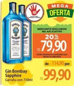 Atacadão Gin Bombay Sapphire oferta