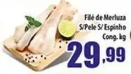 Superbom Supermercados Filé de Merluza S/Pele S/Espinho oferta