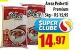 Superbom Supermercados Arroz Pedretti Premium oferta
