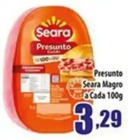 Superbom Supermercados Presunto seara magro oferta
