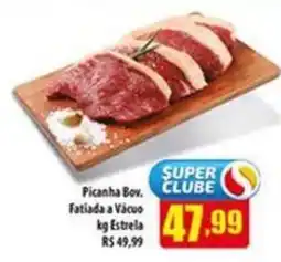 Superbom Supermercados Picanha Bov. Fatiada a Vácuo kg Estrela oferta