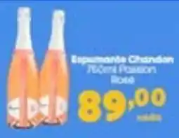 Carvalho Supermercado Espumante Chandon 750ml Passion Rosé oferta