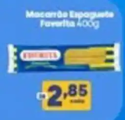 Carvalho Supermercado Macarrão Espaguete Favorita oferta
