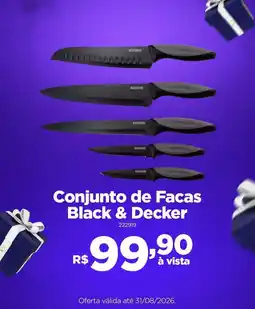 Berlanda Conjunto de Facas Black & Decker oferta