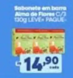 Carvalho Supermercado Sabonete em barra alma de flores oferta