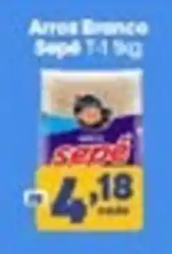 Carvalho Supermercado Arroz Branco Sepé oferta