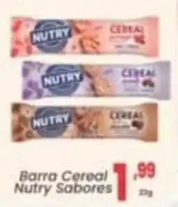Primor Supermercado Barra Cereal Nutry Sabores oferta