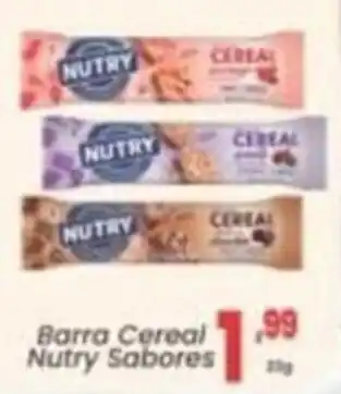Barra Cereal Nutry Sabores