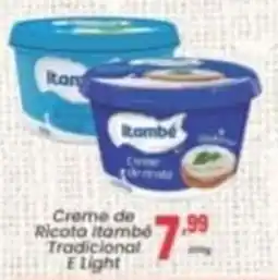 Primor Supermercado Creme de Ricota Itambé Tradicional E Light oferta