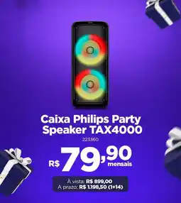 Berlanda Caixa Philips Party Speaker Tax4000 oferta