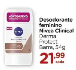 Carrefour Desodorante feminino Nivea Clinical Derma Protect oferta