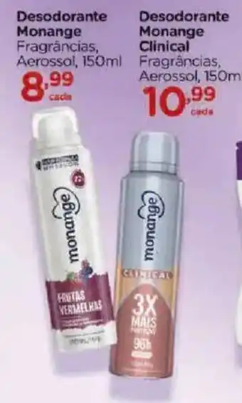 Desodorante Monange Fragrâncias
