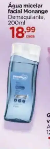 Carrefour Água micelar facial Monange oferta
