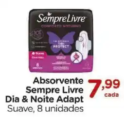 Carrefour Absorvente Sempre Livre Dia & Noite Adapt Suave oferta